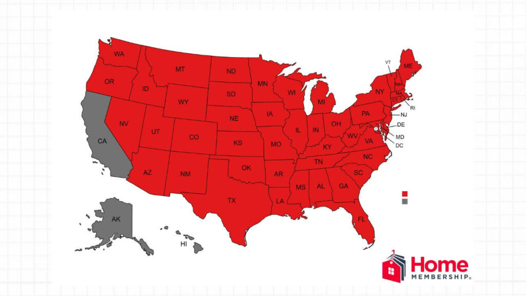 Which State is not Covered by Home Warranty