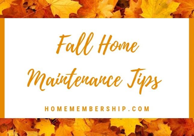 Fall Home Maintenance Tips