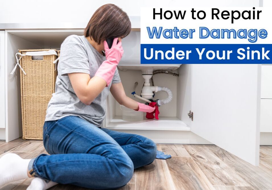 Water damage under kitchen and bathroom sinks can become a big problem in a hurry. Use our guide to repair the damage and prevent any more.