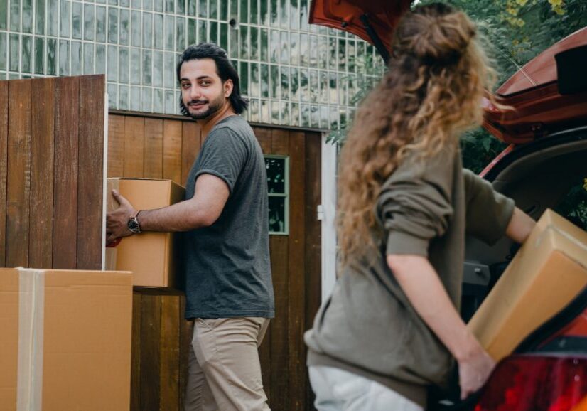 owners moving into a new home