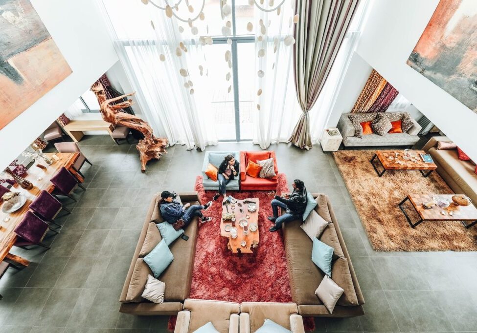 people at home