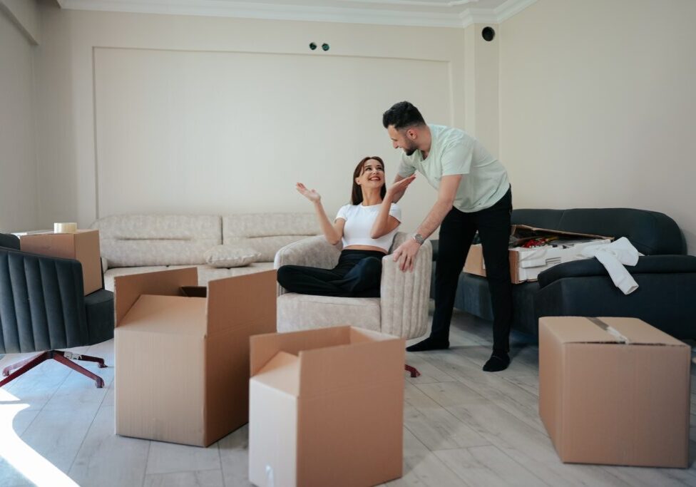 home owners just moved in